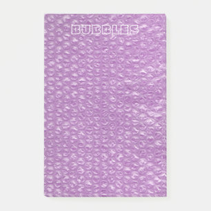 Pastel Lavender Grape Pop Bubble Wrap Purple Post-it® Notes