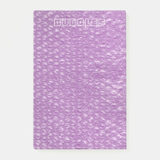 Pastel Lavender Grape Pop Bubble Wrap Purple Post-it® Notes