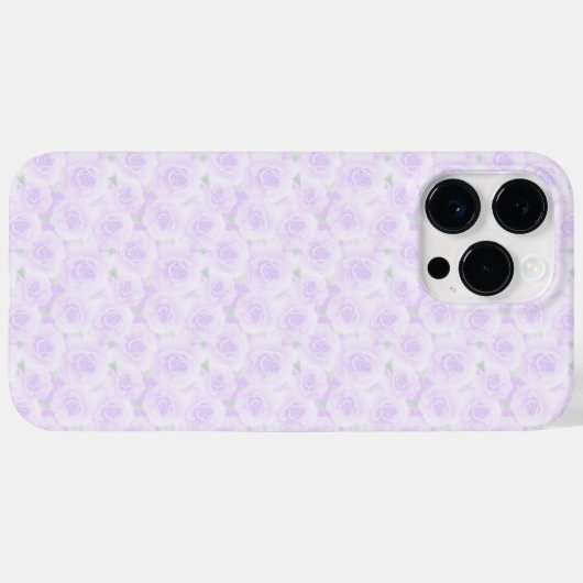 PASTEL LAVENDER ROZEN Case-Mate iPhone CASE (Achterkant (horizontaal))