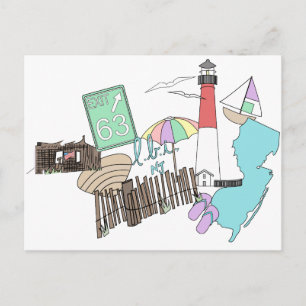 Pastel LBI Love Collage Briefkaart