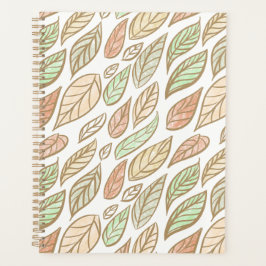 Pastel Leaf Drift Planner