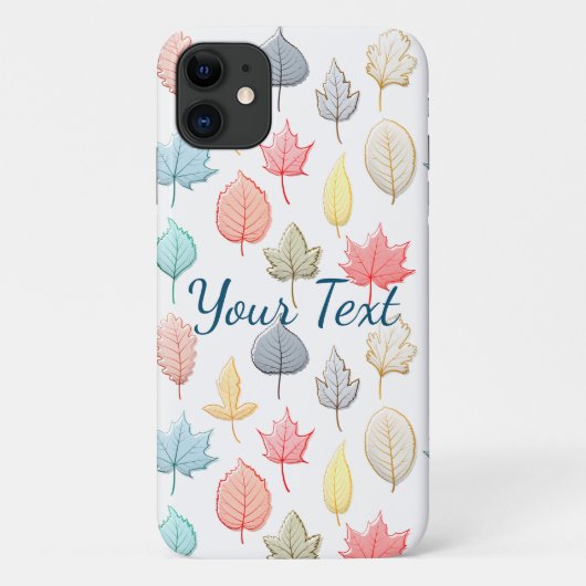 Pastel Leaves Case-Mate iPhone Case (Achterkant)