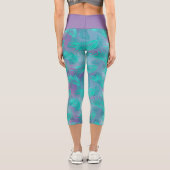 Pastel Leggings Feuille, Pantalons de Yoga Botaniq (Verso)