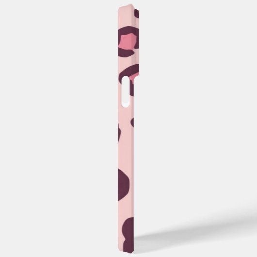 Pastel Leopard Print iPhone Case (Achterkant / Rechts)