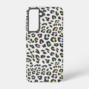 Pastel Leopard Spot Patroon Samsung Galaxy Hoesje
