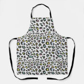 Pastel Leopard Spot Patroon Schort (Voorkant)