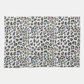 Pastel Leopard Spot Patroon Theedoek (Horizontaal)