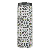 Pastel Leopard Spot Patroon Thermosbeker (Achterkant)