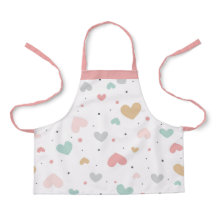 Pastel Liefde harten kleurrijk patroon