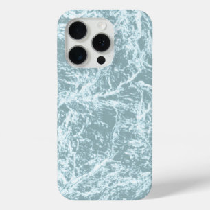 Pastel Light Turquoise Abstract iPhone 15 Pro Case