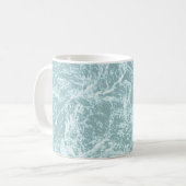 Pastel Light Turquoise Abstract Koffiemok (Voorkant links)