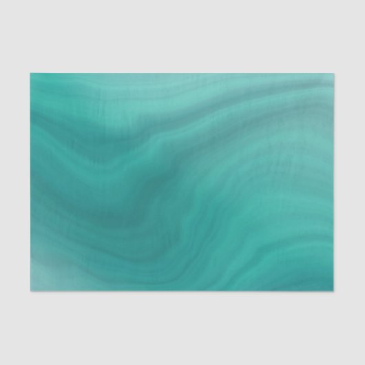Pastel Light Turquoise Abstract Tissuepapier (Voorkant)