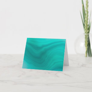 Pastel Light Turquoise Natuur Abstract Feestdagen Kaart