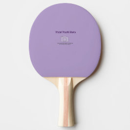  Pastel Lila / Lavendel / Paarse Tafeltennisbatje