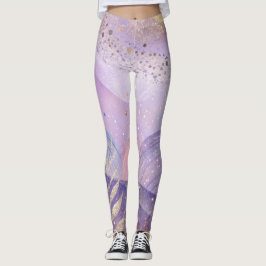 Pastel Lila Leggings Zacht en Stijlvol Ontwerp