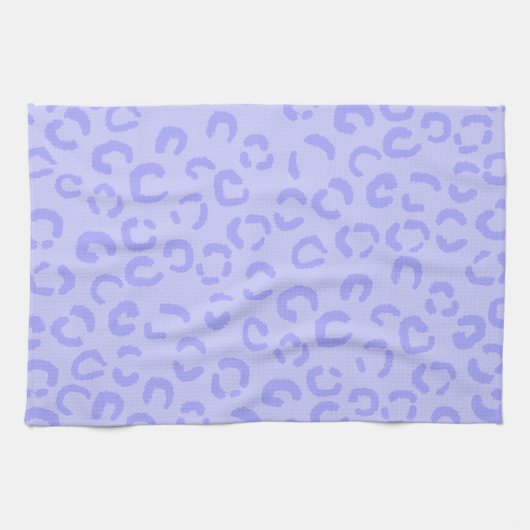 Pastel Lila Paars lak printpatroon. Theedoek (Horizontaal)