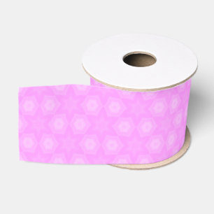 Pastel Lila Paars White Star Repair Pattern Grosgrain Lint