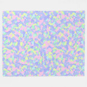 Pastel Limoen Fleece Sherpa Deken (Voorkant (Horizontaal))