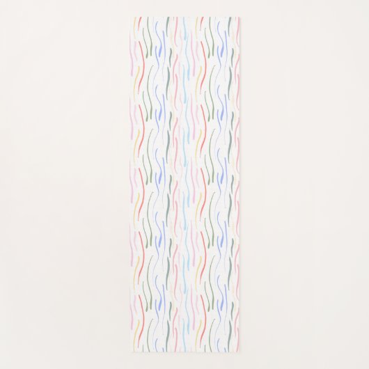 Pastel Lines Yoga mat- dubbelzijdig Yogamat (Voorkant)