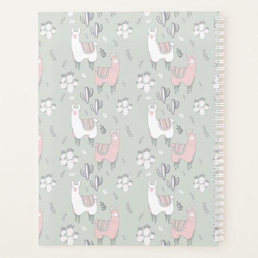Pastel Llama Motif (Dos)