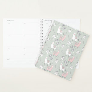 Pastel Llama Motif