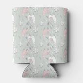 Pastel Llama Pattern Blikjeskoeler (Achterkant)