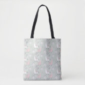 Pastel Llama Pattern Draagtas (Voorkant)