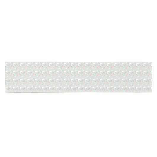 Pastel Llama Pattern Korte Tafelloper (Horizontaal)