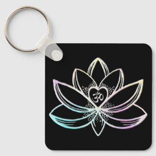 Pastel Lotus Sleutelhanger