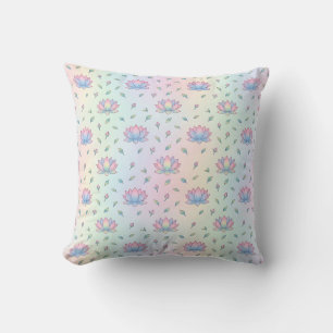 Pastel Lotus Worpillow - Dromerige Bloemen Kussen