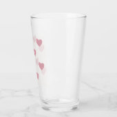 Pastel Love Hearts Glas (Links)