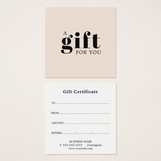 Pastel Lumière Élégant Minimal (Devant & derrière)