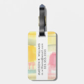 Pastel Luxe I Bagagelabel (Achterkant verticaal)