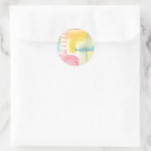 Pastel Luxe I Ronde Sticker (Tas)