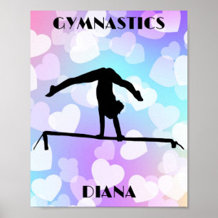 Pastel maakt GYMNASTICS persoonlijk Poster