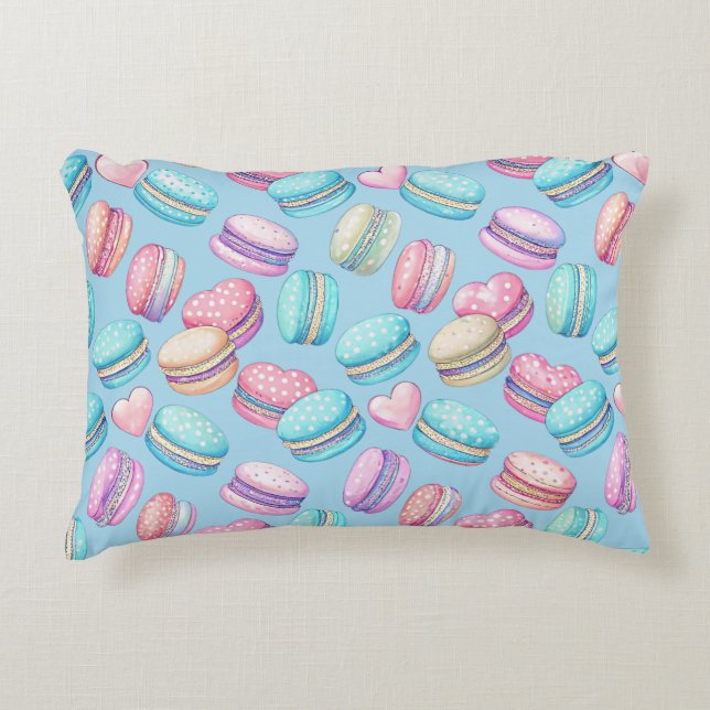 Pastel Macaron Accent Kussen (Voorkant)