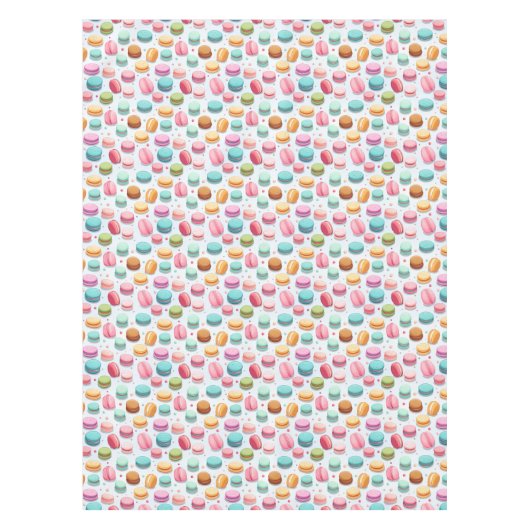 Pastel Macarons Theme Party Tablecloth Tafelkleed (Voorkant)