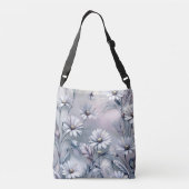 Pastel Madeliefjes Bloemen Lent Zomer Personalisee Crossbody Tas (Achterkant)