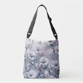 Pastel Madeliefjes Bloemen Lentemaanden Zomer Pers Crossbody Tas