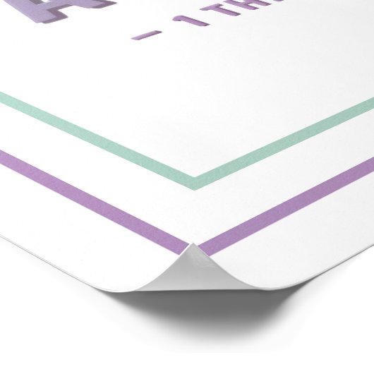 Pastel Make Prayer A Priority Bold Scripture Poster (Hoek)