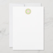 Pastel Mandala Carte Anniversaire (Dos)