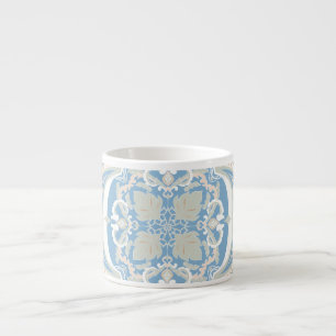 Pastel Mandala in het blauw Espresso Kop