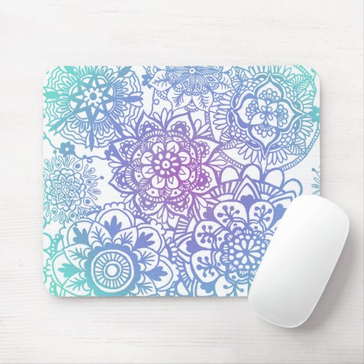 Pastel Mandala Pattern Mousepad Muismat (Met muis)