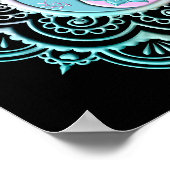 Pastel Mandala Poster (Hoek)