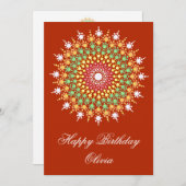 Pastel Mandala Verjaardag Kaart (Voorkant / Achterkant)