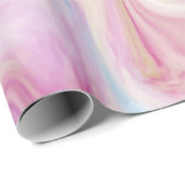 Pastel Marble Abstract Swirl Cadeaupapier (Rol Hoek)