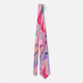 Pastel Marble Dream Stropdas (Achterkant)
