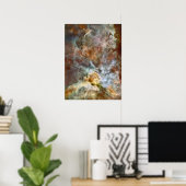 Pastel Marble in de Carina Nebula Poster (Thuiskantoor)