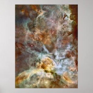 Pastel Marble in de Carina Nebula Poster