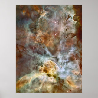 Pastel Marble in de Carina Nebula Poster